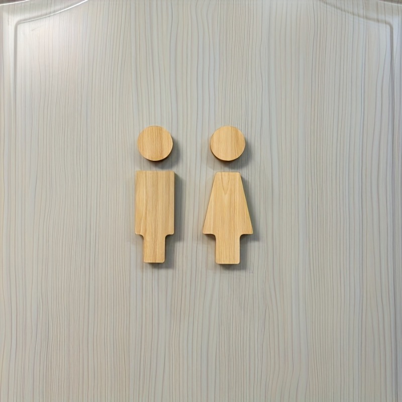 Home Bathroom Signs - 가정과 사무실, 욕실 액세서리에 적합한 남성과