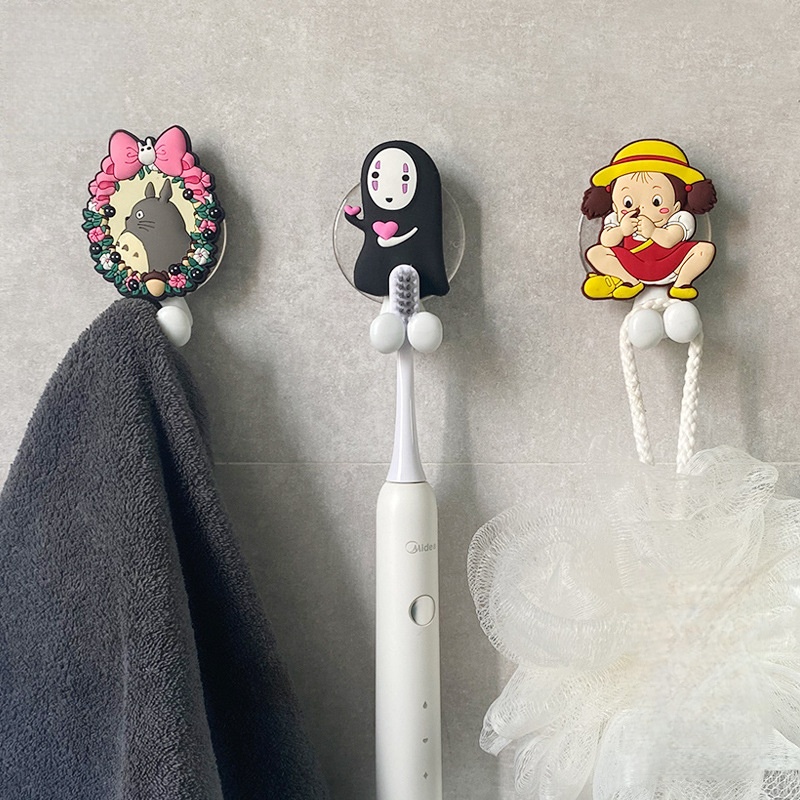 Toilet Brush Holder - 1Pc 만화 애니메이션 토토로 피규어 칫솔