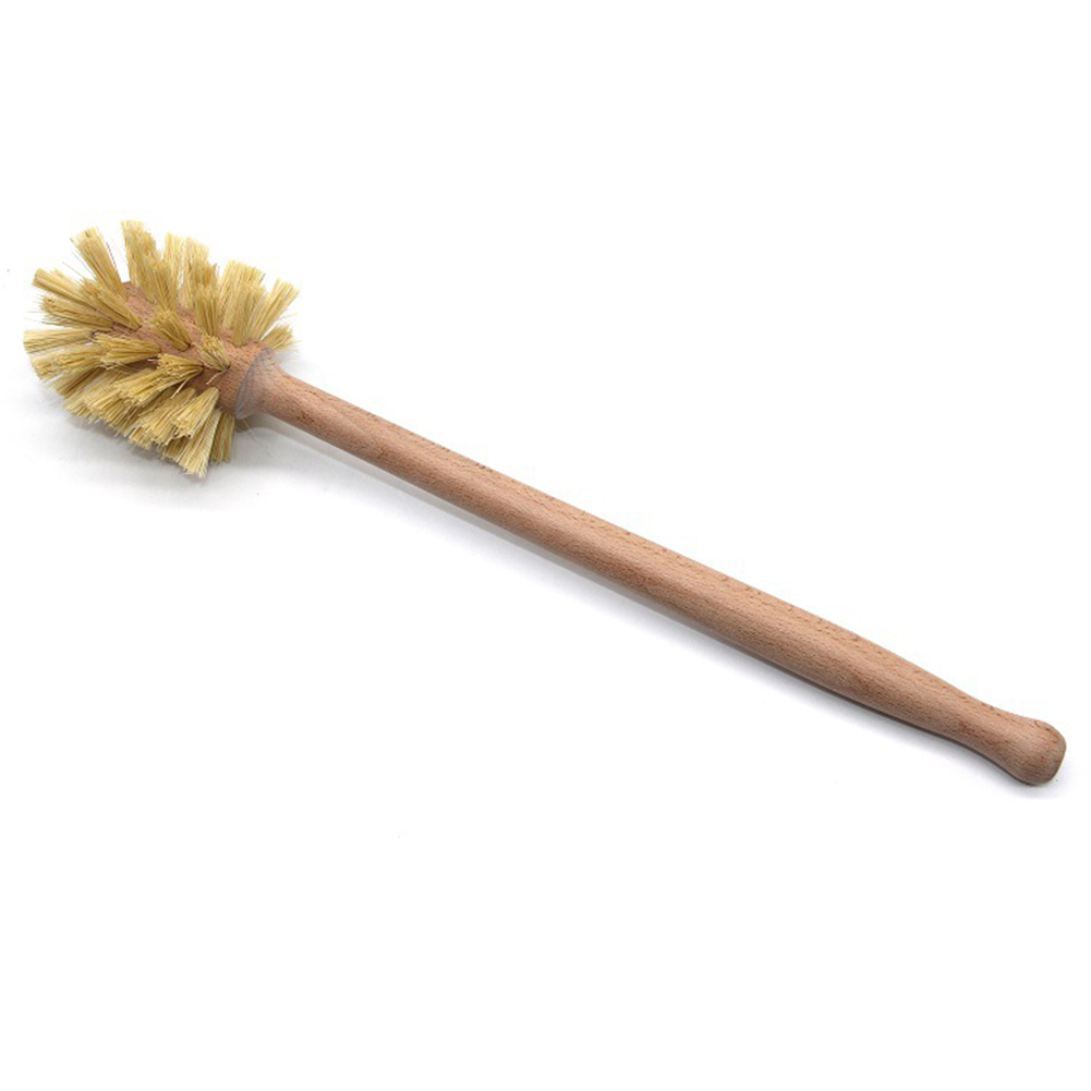Toilet Brush Holder - 1PC 나무 화장실 브러시 긴 손잡이