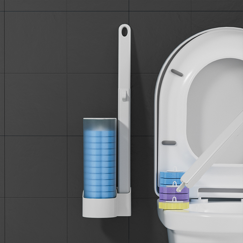 Toilet Brush Holder - 일회용 화장실 브러시 욕실 교체 브러시