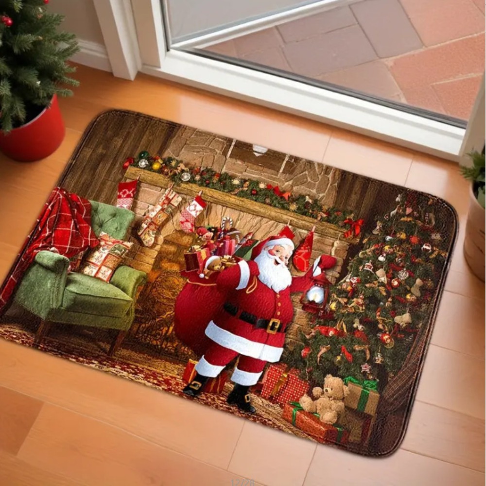 Non Slip Bath Mat - 40*60cm 크리스마스 흡수성 욕실 매트 빠른