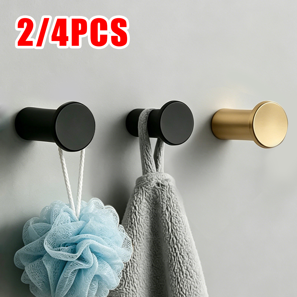 Robe Hook Adhesive - 스테인리스 스틸 코트 걸이, 나사형 벽걸이