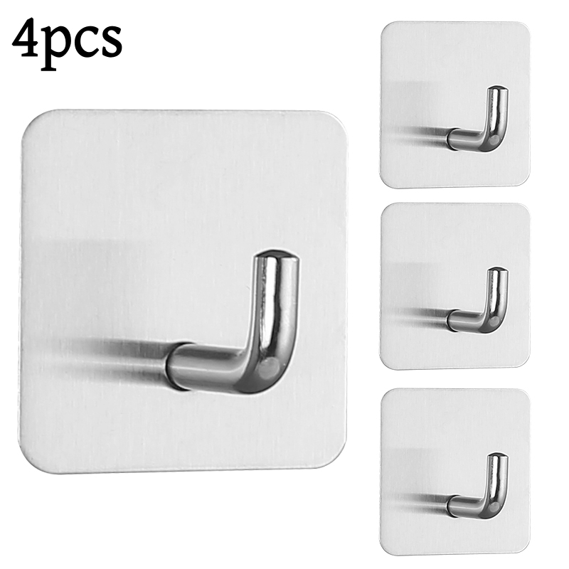 Robe Hook Adhesive - 2-4개 셀프 접착식 벽걸이 후크 수건걸이