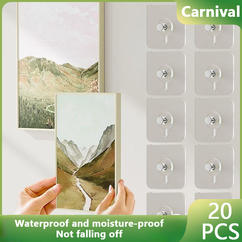 Robe Hook Adhesive - 강력한 접착 후크 그림 프레임 홀더