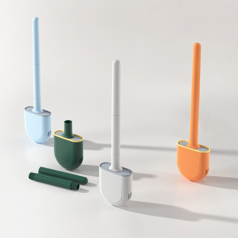실리콘 변기솔 걸이형 긴 손잡이 유연한 청소솔 욕실 브 - Toilet Brush Holder 리뷰 및 가격