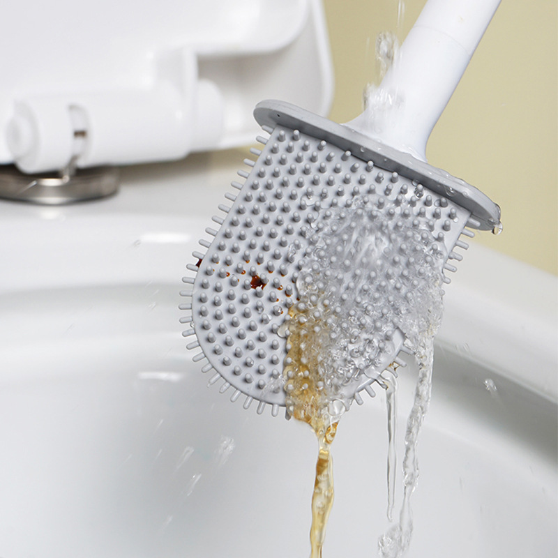 실리콘 변기솔 걸이형 긴 손잡이 유연한 청소솔 욕실 브 - Toilet Brush Holder 리뷰 및 가격