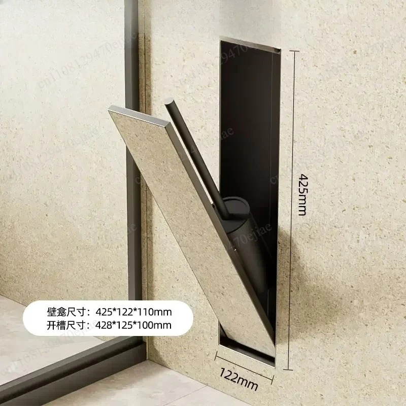 매립형 벽면 틈새 화장실 브러쉬 홀더 숨김형 스테인리스 - Toilet Brush Holder 리뷰 및 가격