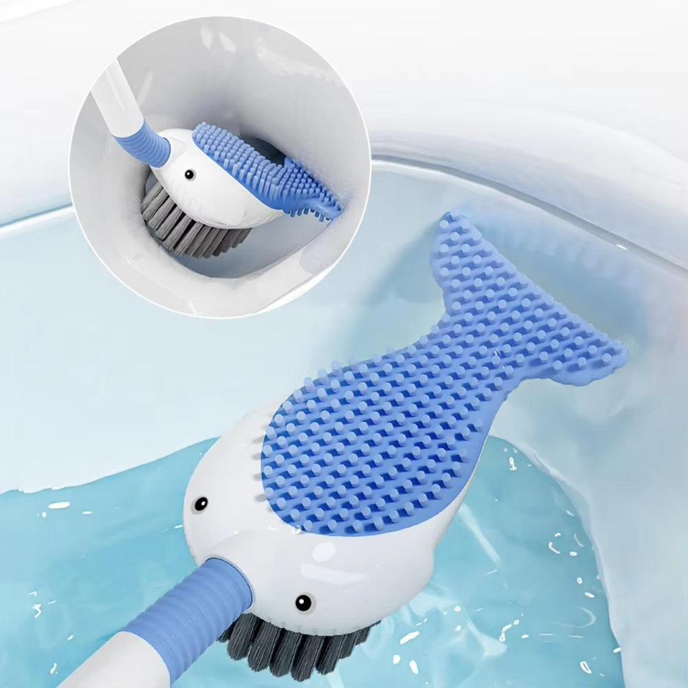 물총 고래 화장실 브러시 실리콘 헤드 교수형 구멍 디자 - Toilet Brush Holder 리뷰 및 가격