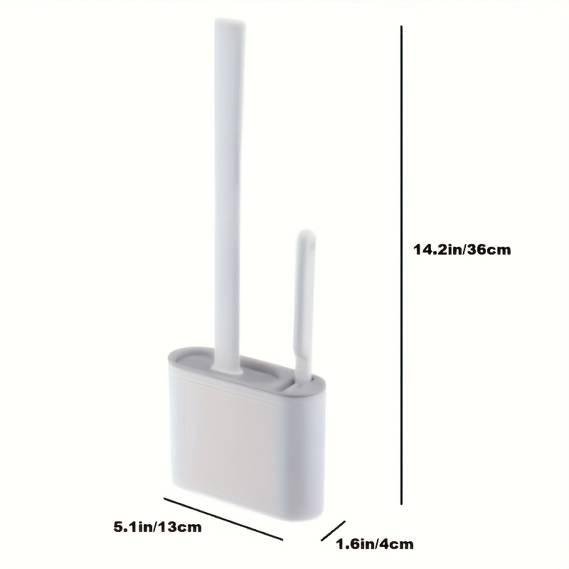 벽걸이형 변기솔 세트, 모던 플랫 헤드 욕실 청소솔,  - Toilet Brush Holder 리뷰 및 가격