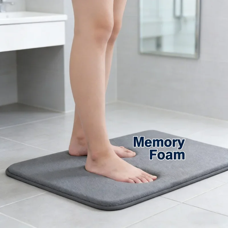메모리폼 욕실 매트 미끄럼 방지 초흡수 빠른 건조 세탁 - Non Slip Bath Mat 리뷰 및 가격