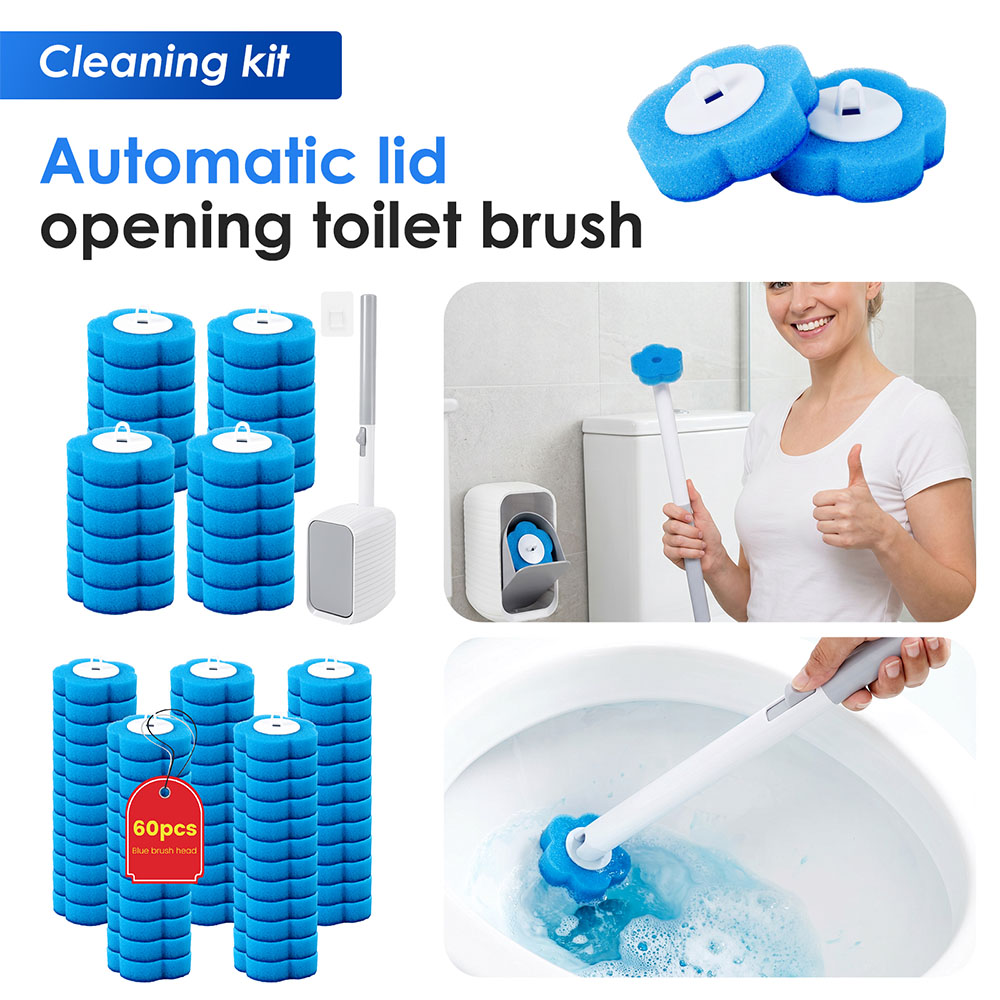 새로운 변기 브러시 및 홀더 세트(일회용 리필 교체 헤 - Toilet Brush Holder 리뷰 및 가격