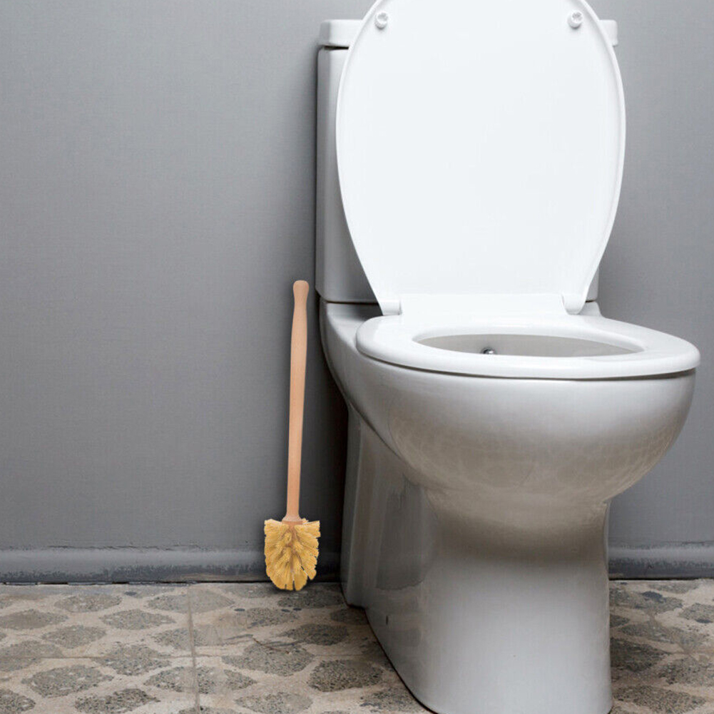 1PC 나무 화장실 브러시 긴 손잡이 부드러운 헤어 청 - Toilet Brush Holder 리뷰 및 가격