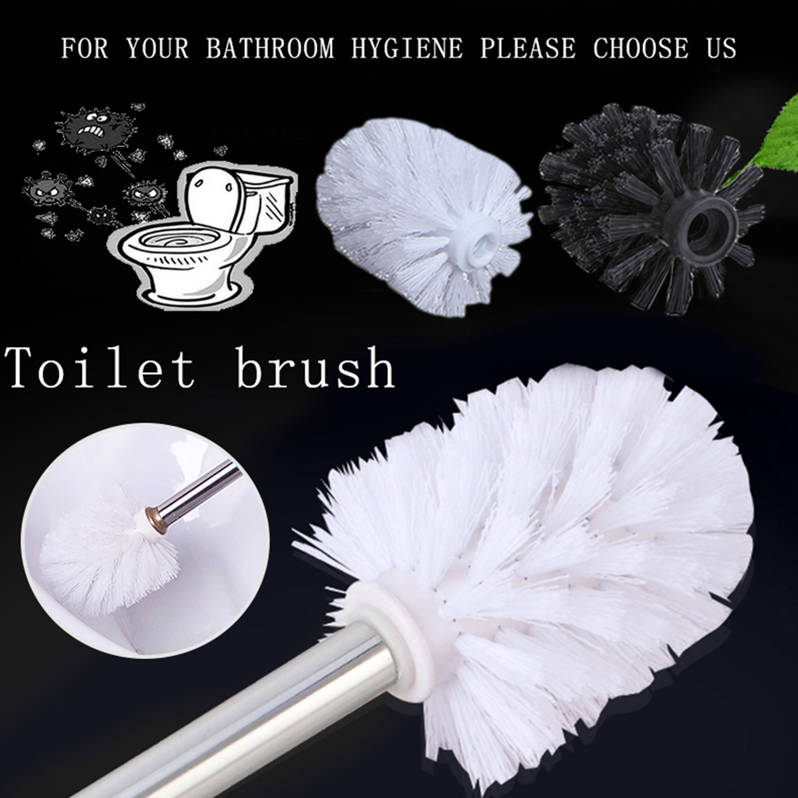 범용 교체 화장실 브러시 헤드 홀더 청소 예비 도구,  - Toilet Brush Holder 리뷰 및 가격