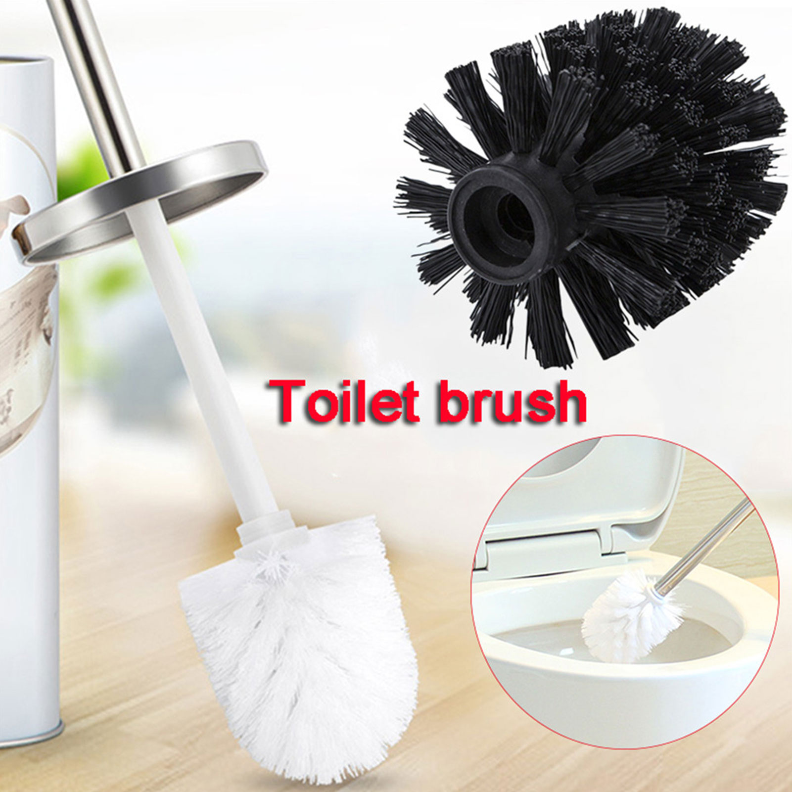범용 교체 화장실 브러시 헤드 홀더 청소 예비 도구,  - Toilet Brush Holder 리뷰 및 가격