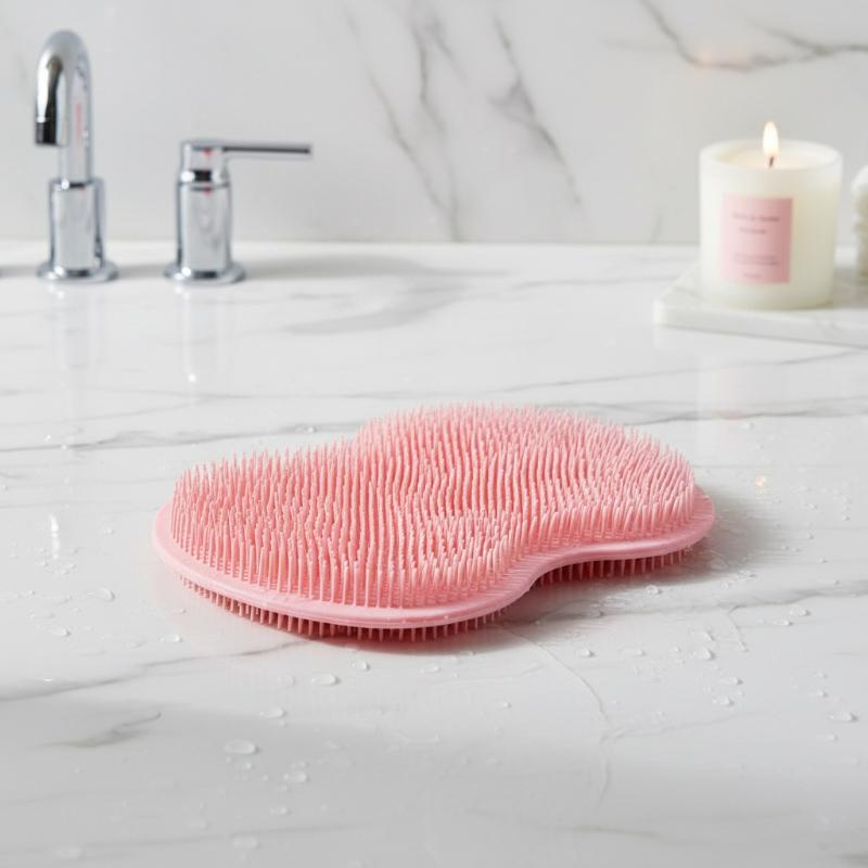벽걸이형 샤워용 발 스크럽 매트, 미끄럼 방지 각질 제 - Non Slip Bath Mat 리뷰 및 가격