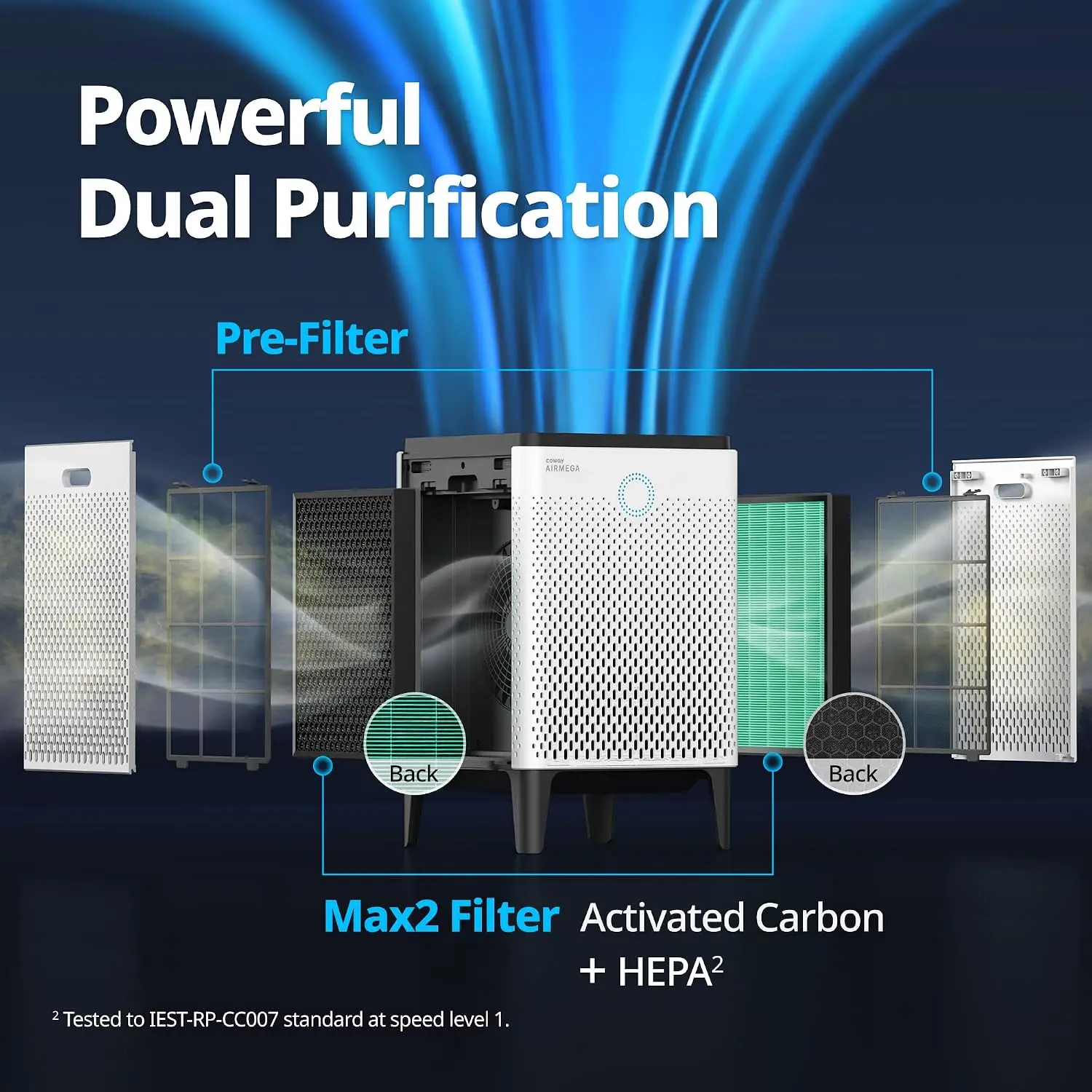 COWAY 가정용 공기청정기, 최대 3,120제곱피트  - Coway Air Purifier Airmega 400 리뷰 및 가격
