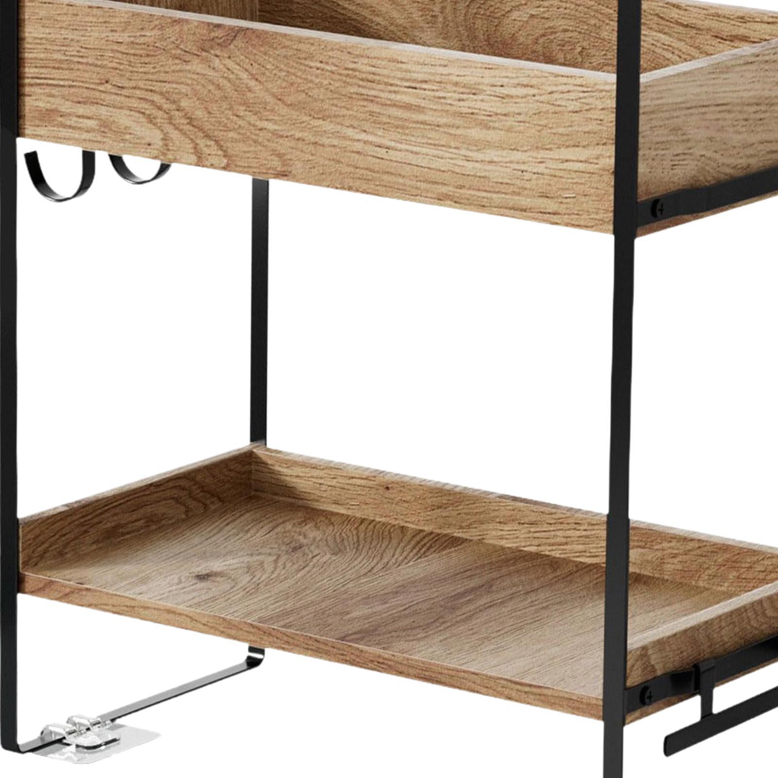 철제 나무 이중 레이어 욕실 정리 수납 선반 벽걸이형  - Home Bathroom With Two Toilets 리뷰 및 가격