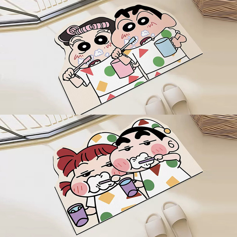 크레용신짱 욕실 샤워 매트 흡수성 빠른 건조 미끄럼 방 - Non Slip Bath Mat 리뷰 및 가격