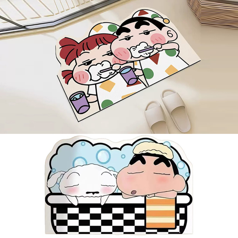 크레용신짱 욕실 샤워 매트 흡수성 빠른 건조 미끄럼 방 - Non Slip Bath Mat 리뷰 및 가격