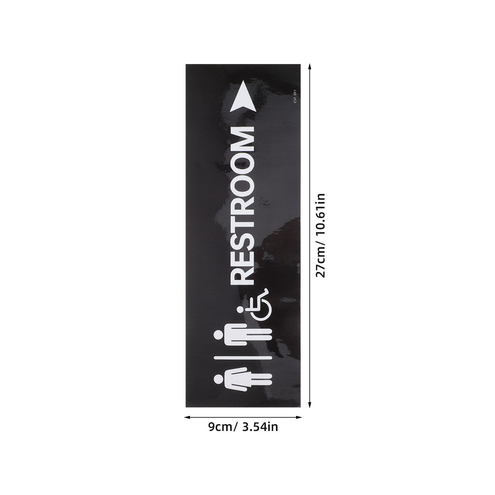 5Pcs 자체 접착식 욕실 문 표시 스티커 화장실 표시 - Home Bathroom Signs 리뷰 및 가격