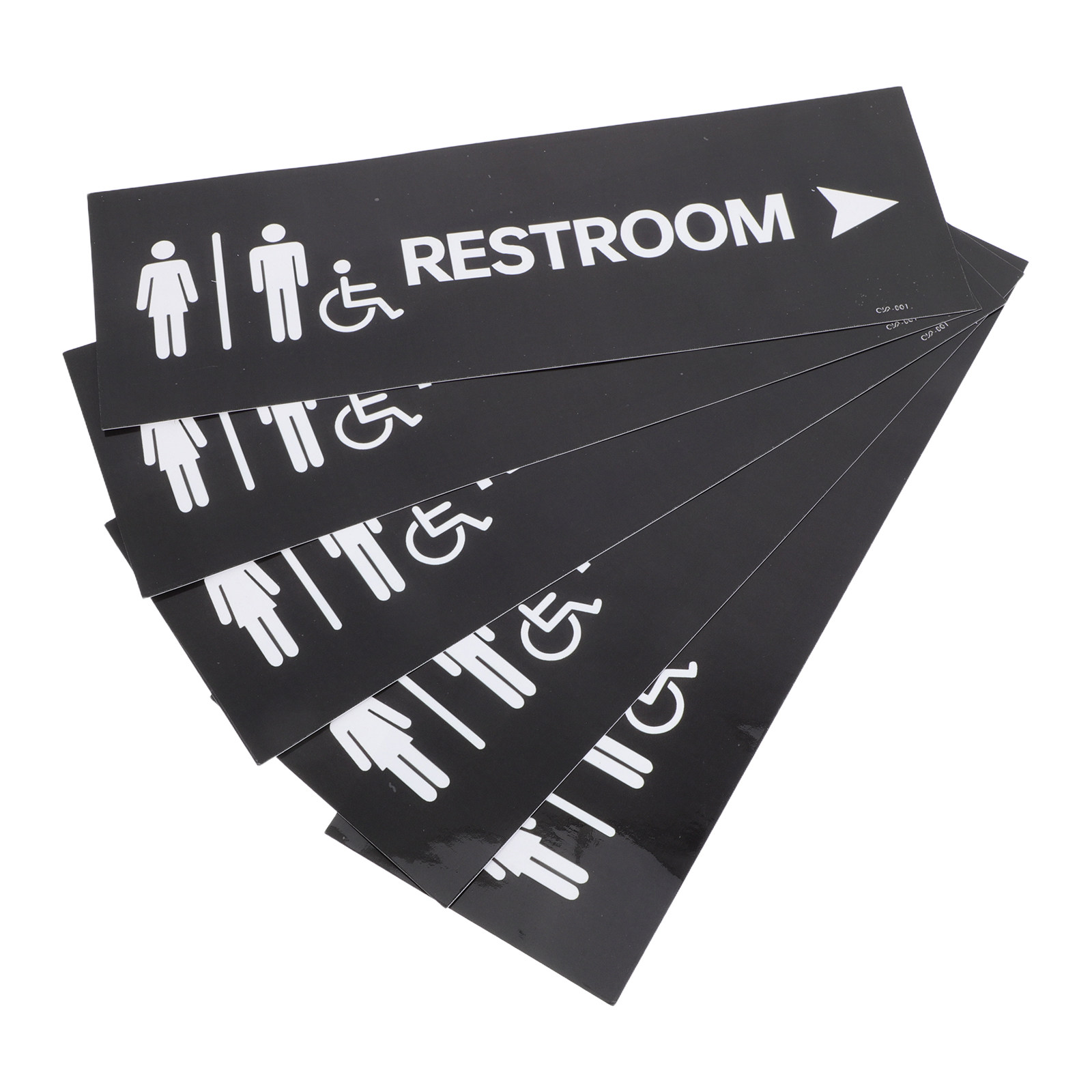 5Pcs 자체 접착식 욕실 문 표시 스티커 화장실 표시 - Home Bathroom Signs 리뷰 및 가격