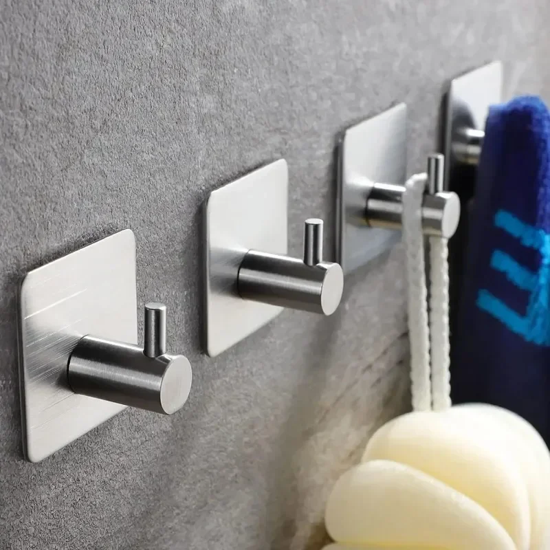 1-5pcs 자체 접착식 욕실 가운 수건 걸이 후크 욕 - Robe Hook Adhesive 리뷰 및 가격