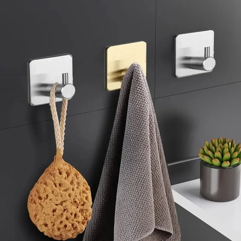 1-5pcs 자체 접착식 욕실 가운 수건 걸이 후크 욕 - Robe Hook Adhesive 리뷰 및 가격
