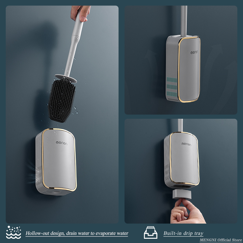 MENGNI-고급 화장실 브러시 욕실 벽걸이 형 빠른  - Toilet Brush Holder 리뷰 및 가격
