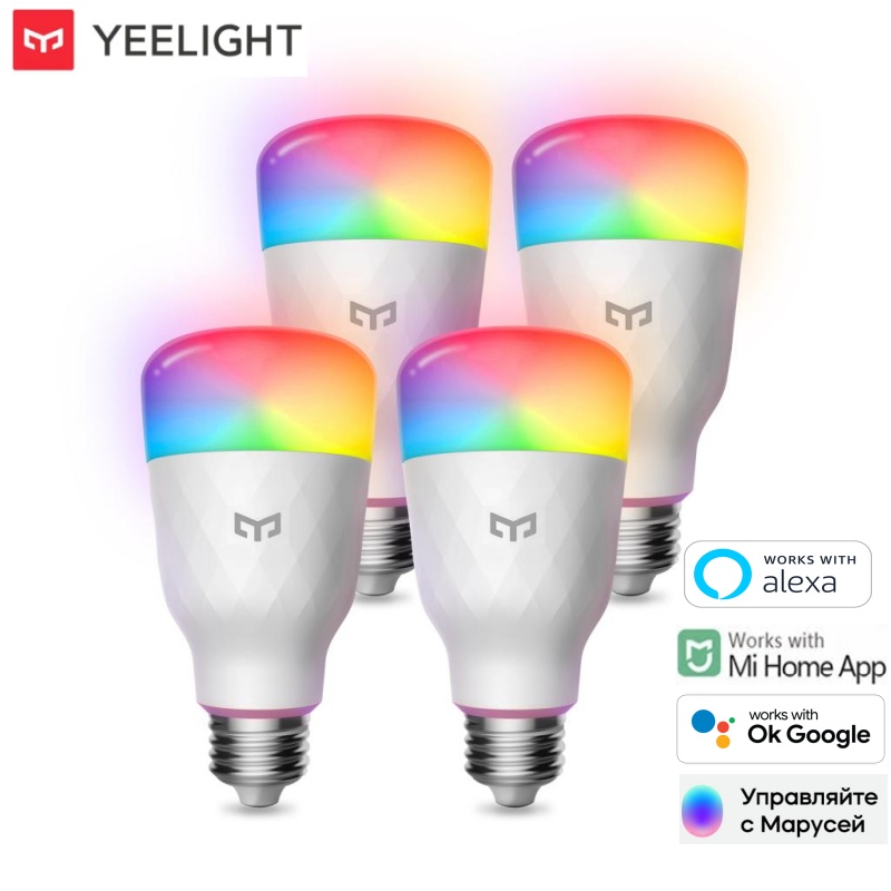 Yeelight 스마트 LED 전구 W3 E26 컬러/ - Yeelight Light Smart Bulb 리뷰 및 가격